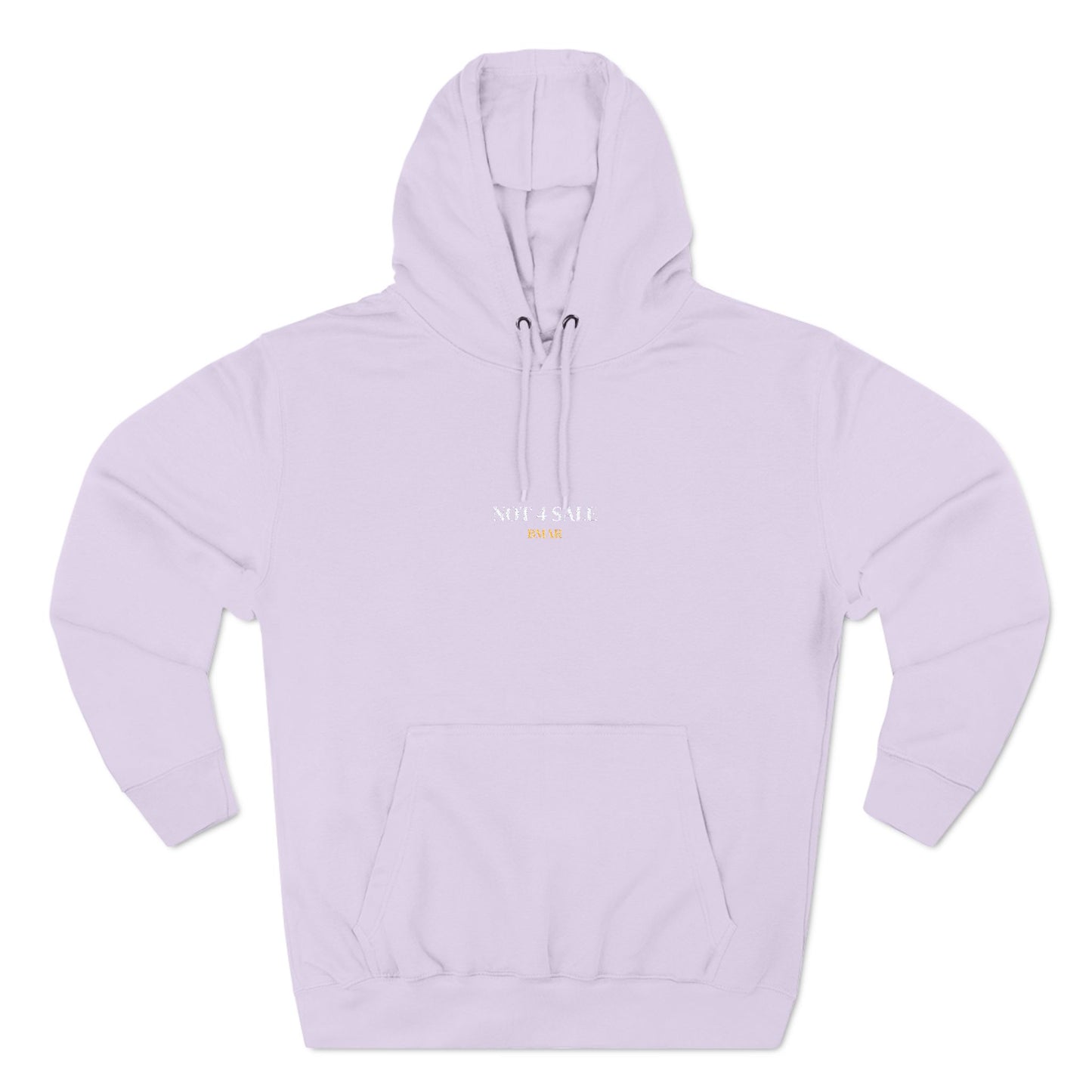 "Not 4 Sale" Embroidered Fleece Hoodie